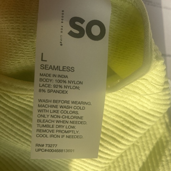 3/$15 So seamless lace back ribbed top casual summer boho stretch party L jrs - Picture 16 of 16